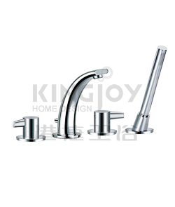 (KJ828R000) 4-hole bath/shower mixer deck-mounted