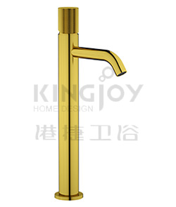 (KJ827L000 Brushed Gold-Ti) Single lever mono high basin mixer
