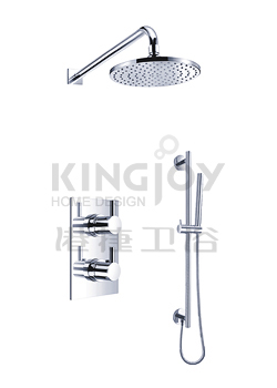 (KJ8078410) Wall thermostatic concealed shower mixer