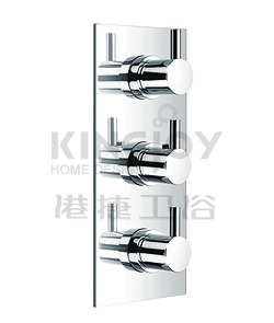 (KJ8074106(G3/4") KJ8074136(G3/4")) Wall thermostatic shower mixer with diverter