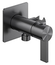 (KJ869Y051) Single lever bidet mixer with outlet and holder