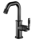 (KJ826A003 Matte Black-2) Single lever mono basin mixer